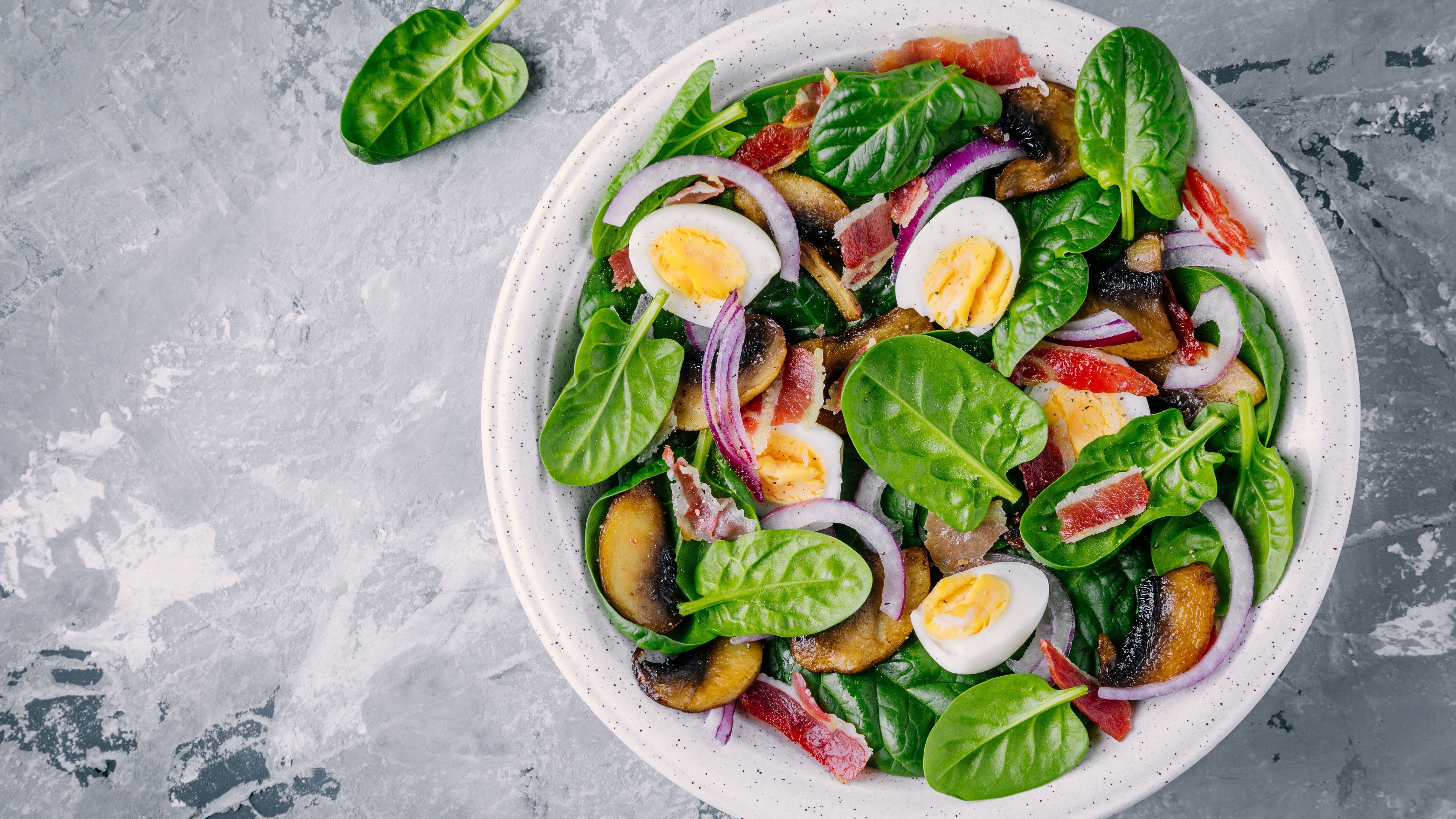 Build-it-yourself brunch salads