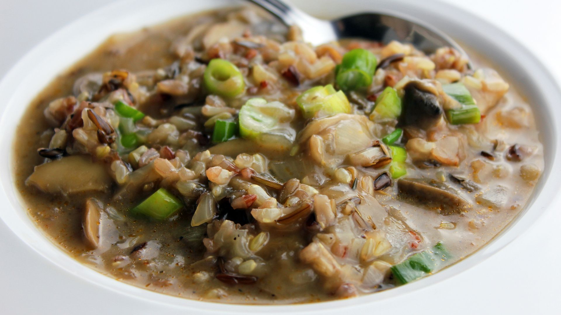 Stir wild rice into soups