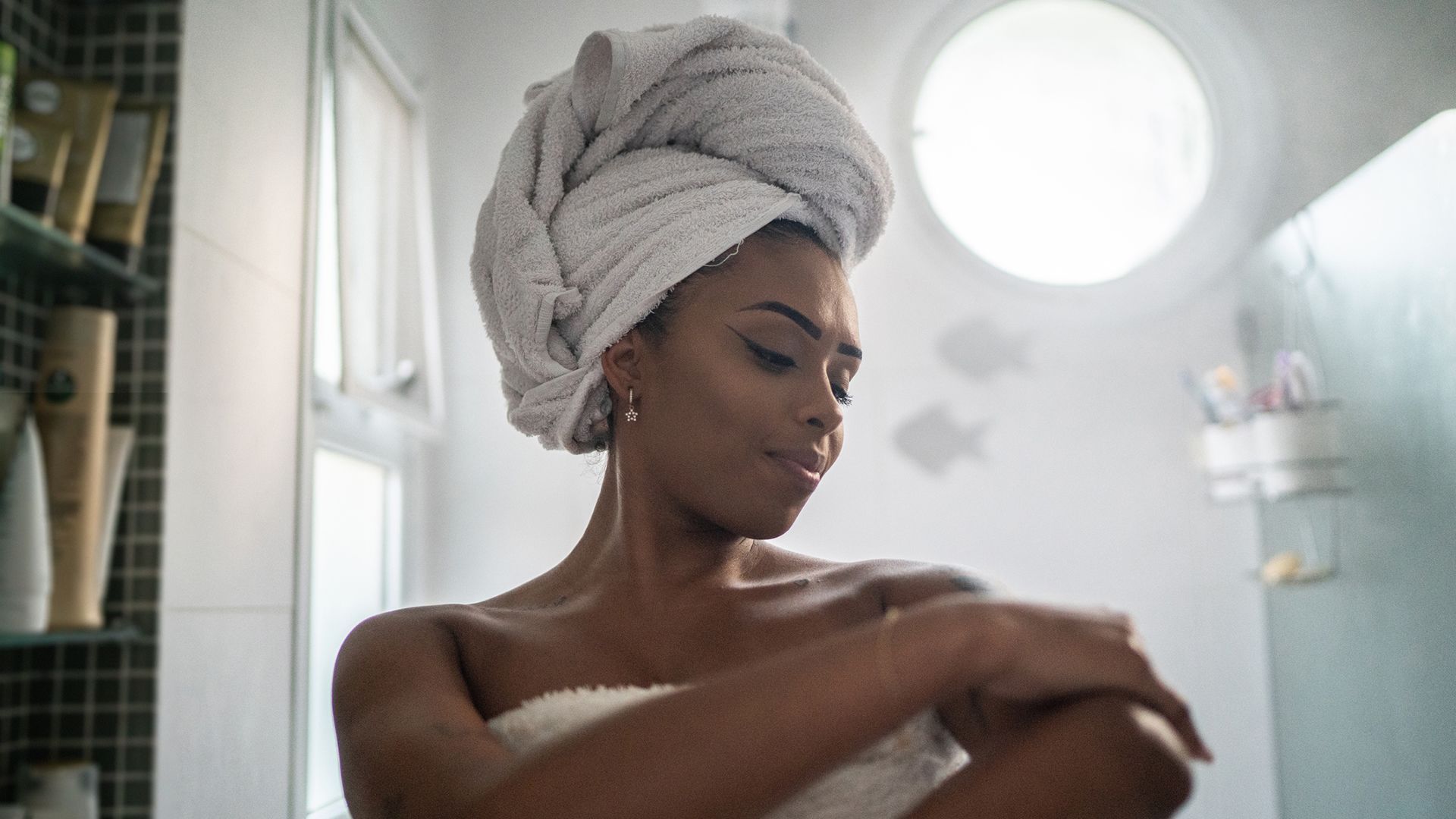 Moisturize right after you shower