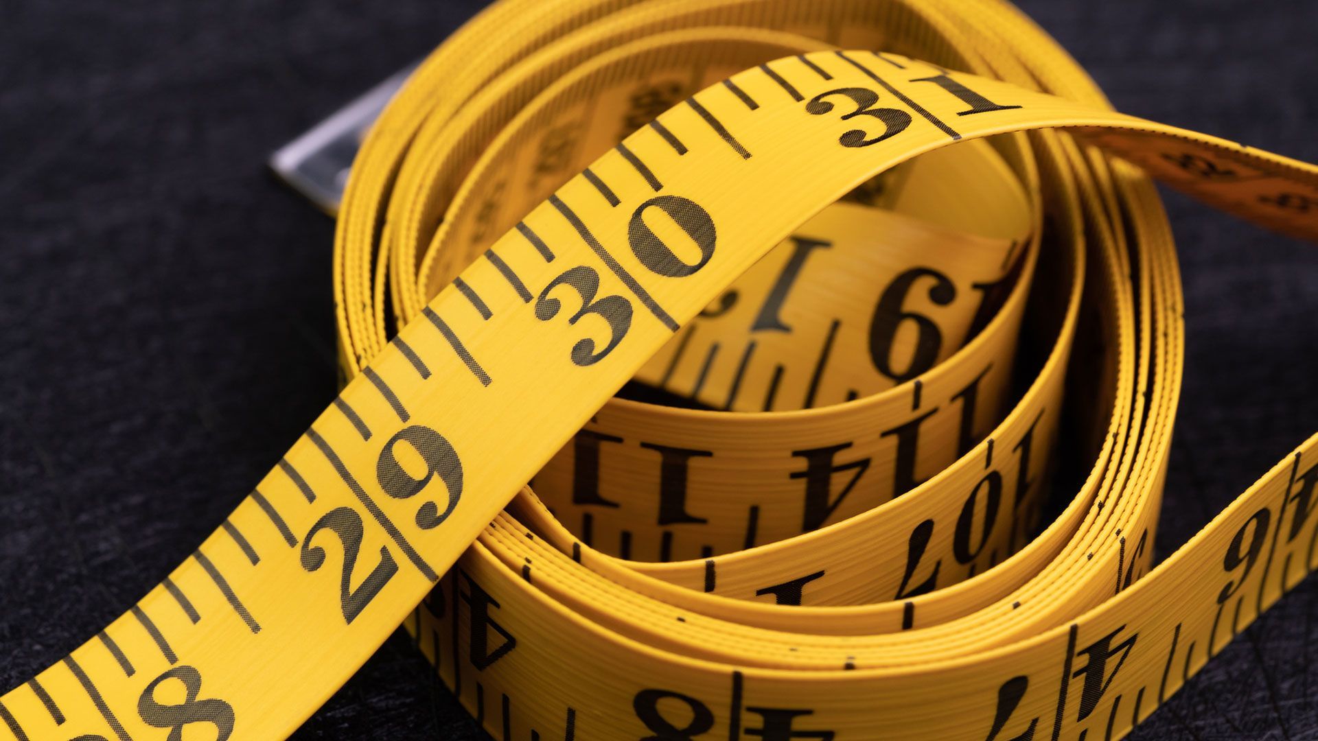 Measure in inches and pounds