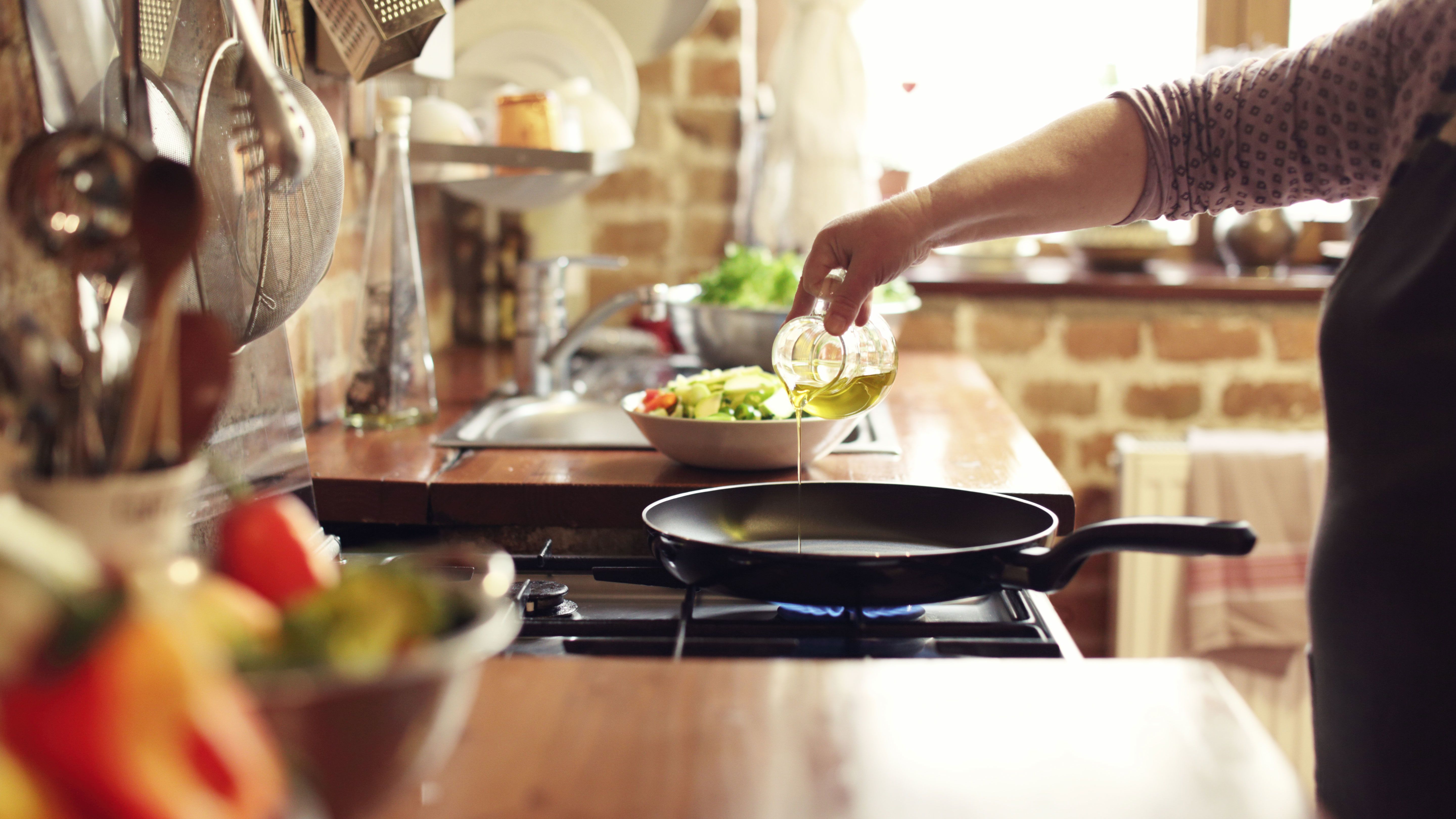 Go easy on cooking oil