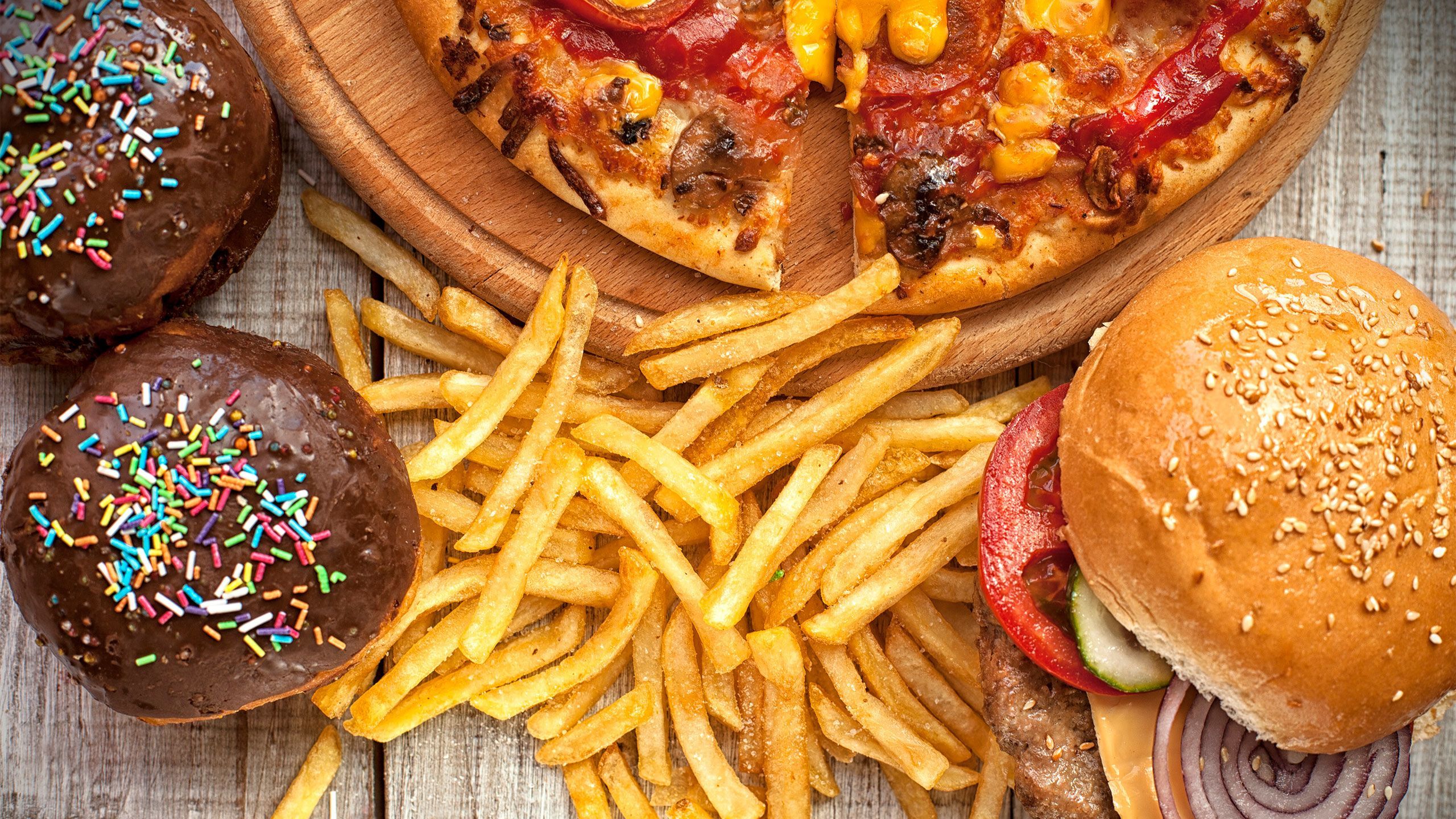 Eating an unhealthy diet