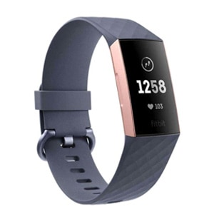 Fitbit Charge 3 Fitness Tracker - Blue and Rose Gold