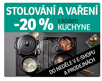 20 % Stolování a vaření