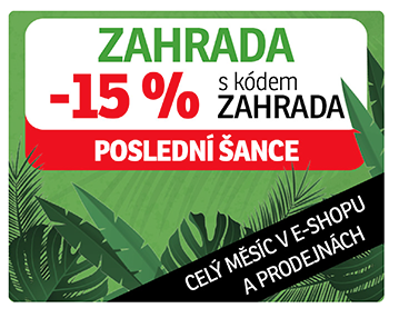 Zahrada 15 %