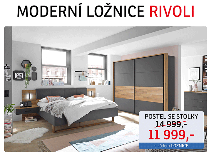 Postel se stolky Rivoli