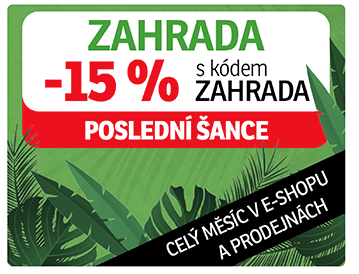 Zahrada 15 %