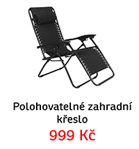 Polohovatelné zahradní křeslo