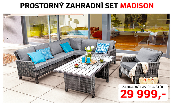 Prostorný zahradní set MADISON