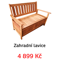 Zahradní lavice