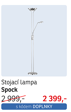 Stojací lampa Spock