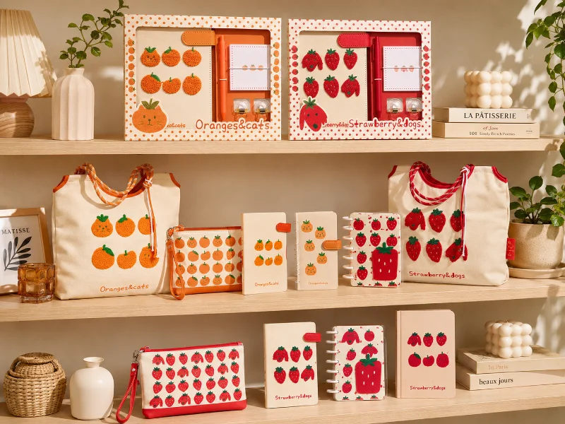 LionPaper “Orange Cat & Strawberry Dog” Stationery Collection — Exclusive Customization Plan for Students & Young Professionals, Tailored for Branded Bookstores & Chain Department Stores during “Back-
