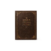 Heritage Bible Study Journal with Gold Foiled Ornate Border and Hardcover Binding 