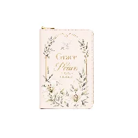 Grace & Peace Lily Zip Bible Journal Cover with Illustrated Refill Notebook