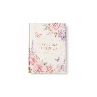 “Blush Garden” Premium Textured PU Leather Guided Devotional Journal - Rose Gold Foil Accents & Structured SOAP Lay-Flat Bible Study Notebook