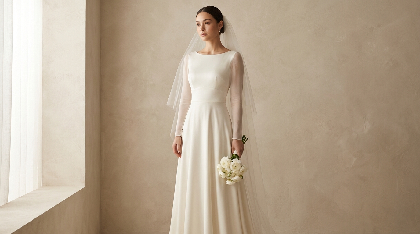 不再被婚纱“淹没”：给小个子女生的终极选购与设计指南