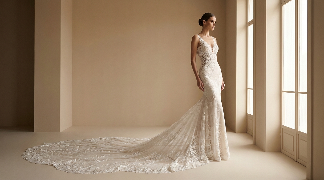 高个子新娘的“比例艺术”：从设计师到工厂的选购与定制全解析