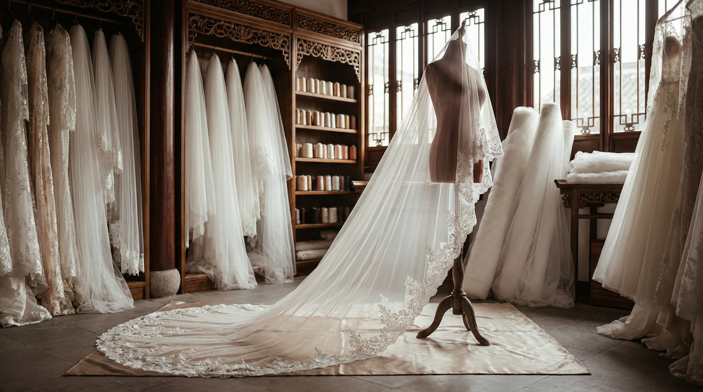 Top 10 Bridal Veil Factories in China for Wholesale (Private Label Buyer’s Guide)