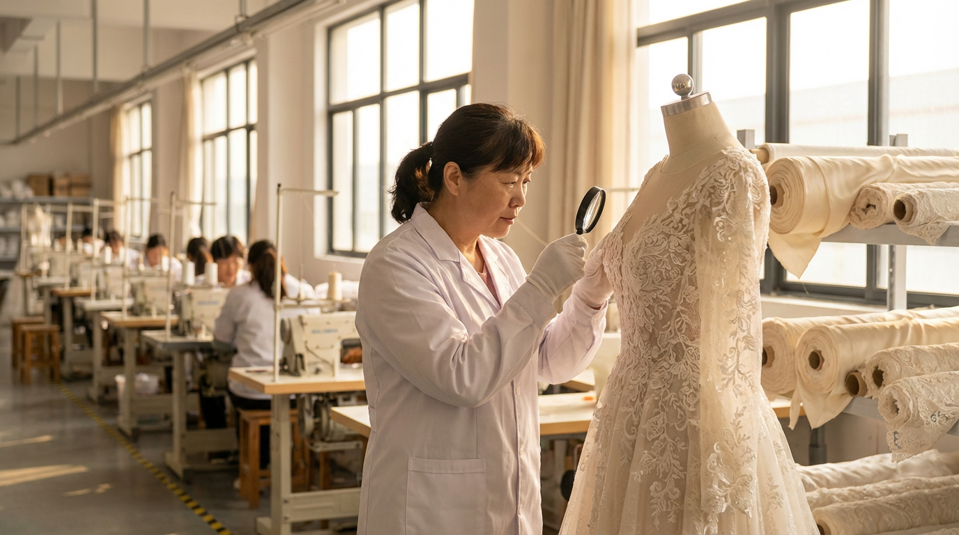 What Makes a Wedding Dress Manufacturer Chain-Store Ready? Capacity, QC & Delivery Reliability