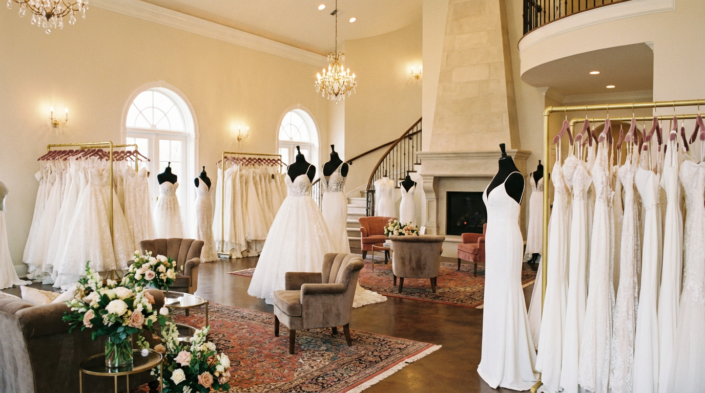 Guida all'acquisto per catene di negozi di abiti da sposa: come pianificare l'assortimento e la gamma di taglie