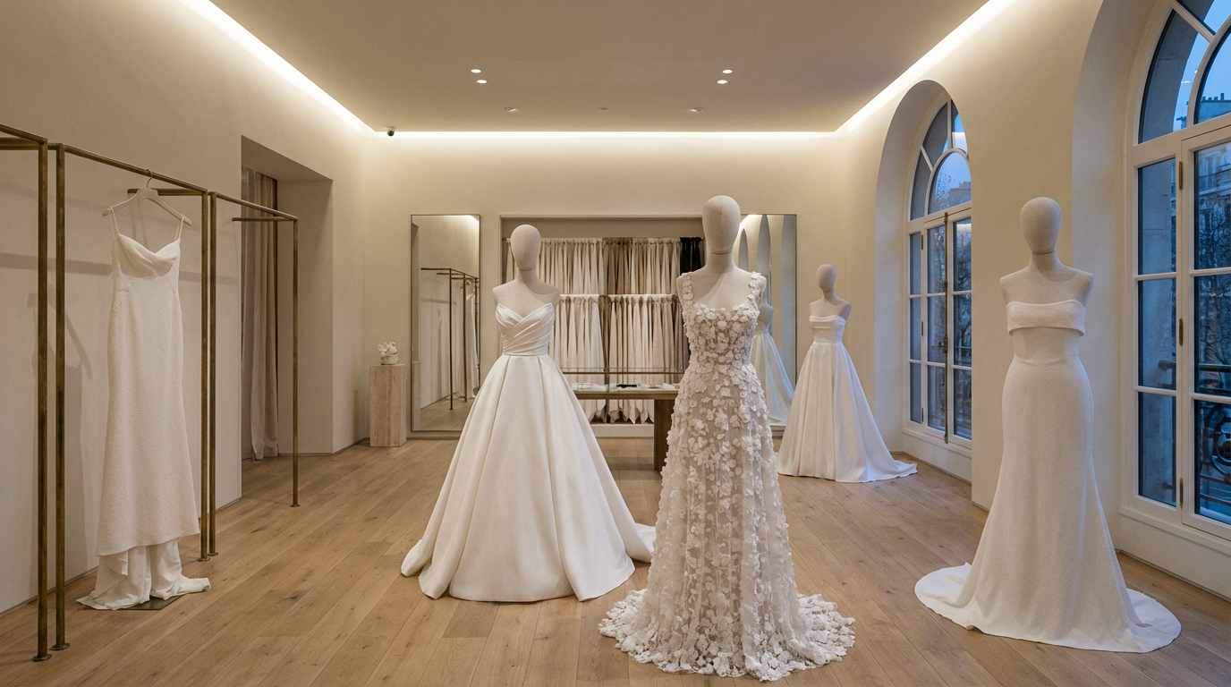 Cómo comprar vestidos de novia que sigan las tendencias sin que tu stock quede desfasado