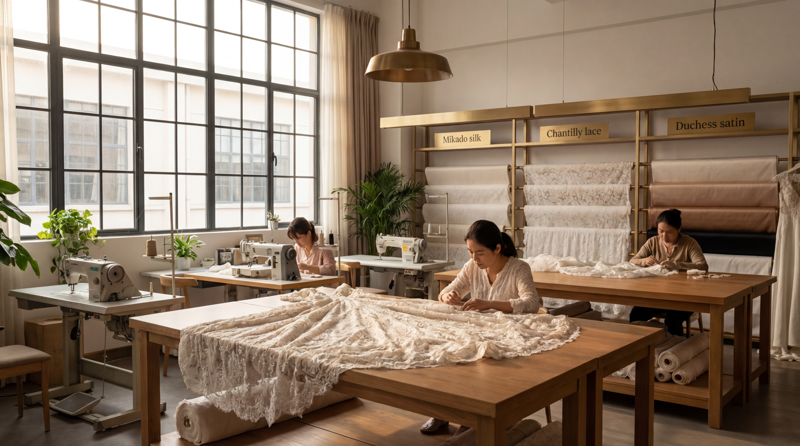 Cosa rende un produttore di abiti da sposa pronto per la distribuzione nelle catene di negozi? Capacità produttiva, controllo qualità e affidabilità nelle consegne