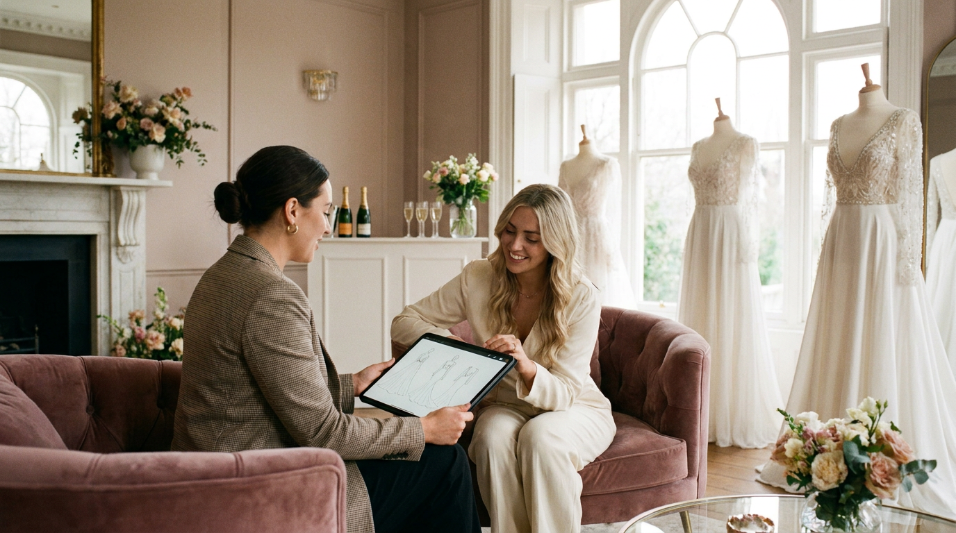 Come le boutique da sposa possono utilizzare gli strumenti digitali senza perdere il tocco umano