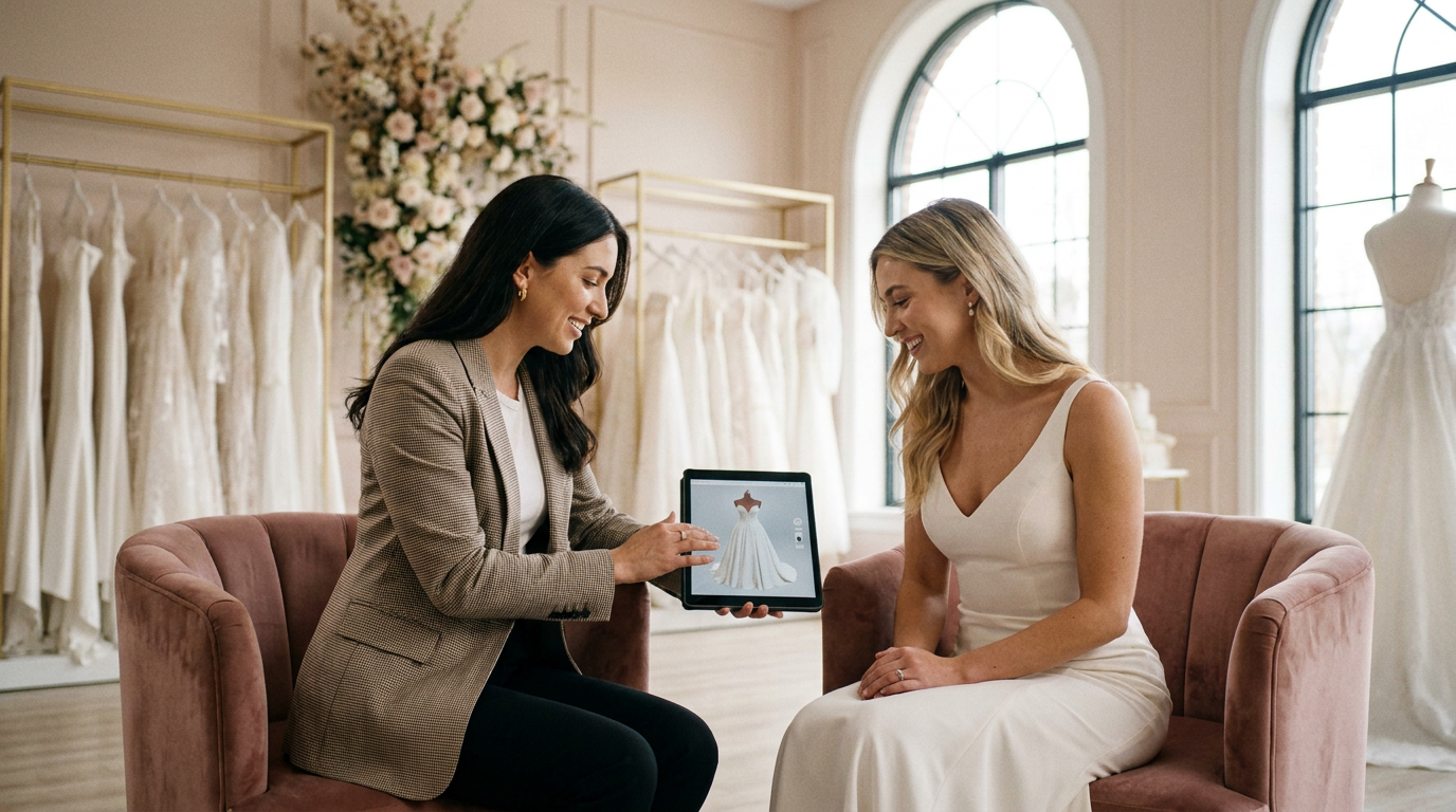 Why Virtual Try-On and Digital Styling Matter Even for In-Store Bridal Sales