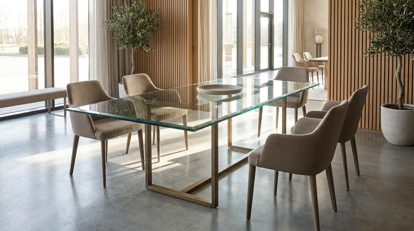 How to Evaluate the Quality and Reliability of a Tempered Glass Dining Table Supplier