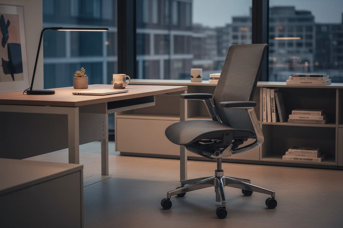 Ergonomic executive chair meeting European standards from an office furniture supplier China.