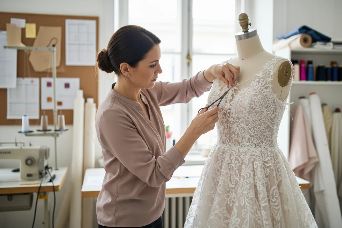 Fornitore abiti da sposa on-demand con produzione di alta qualità