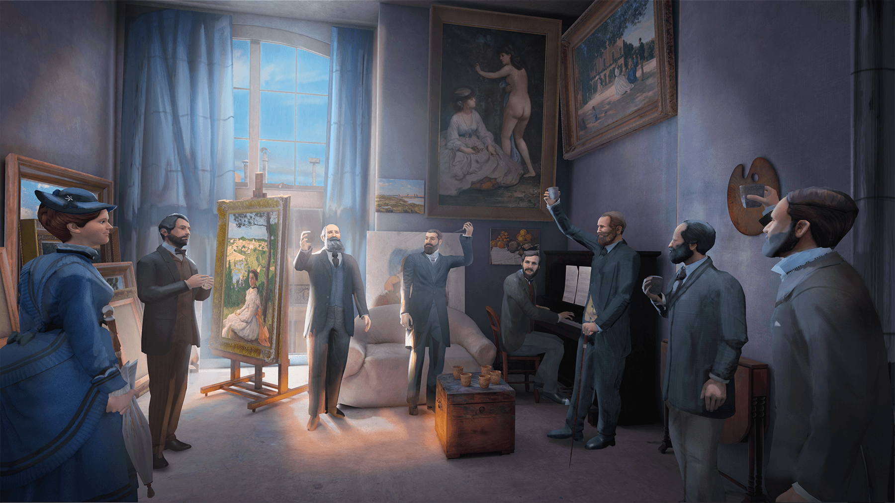 Tonight with the Impressionists, Paris 1874 ー印象派画家と過ごす夜ー