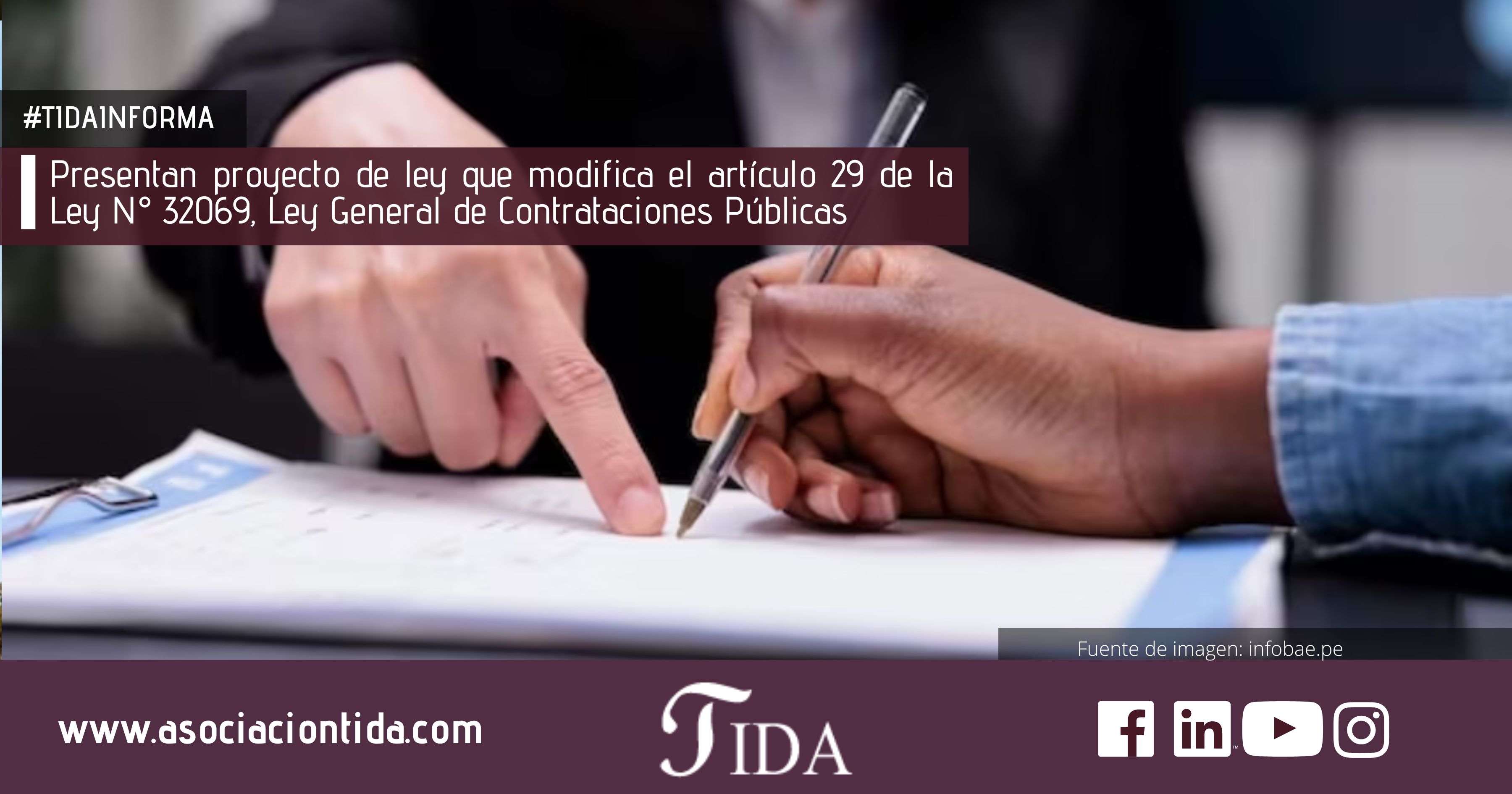 Presentan proyecto de ley que modifica el artículo 29 de la Ley N ...