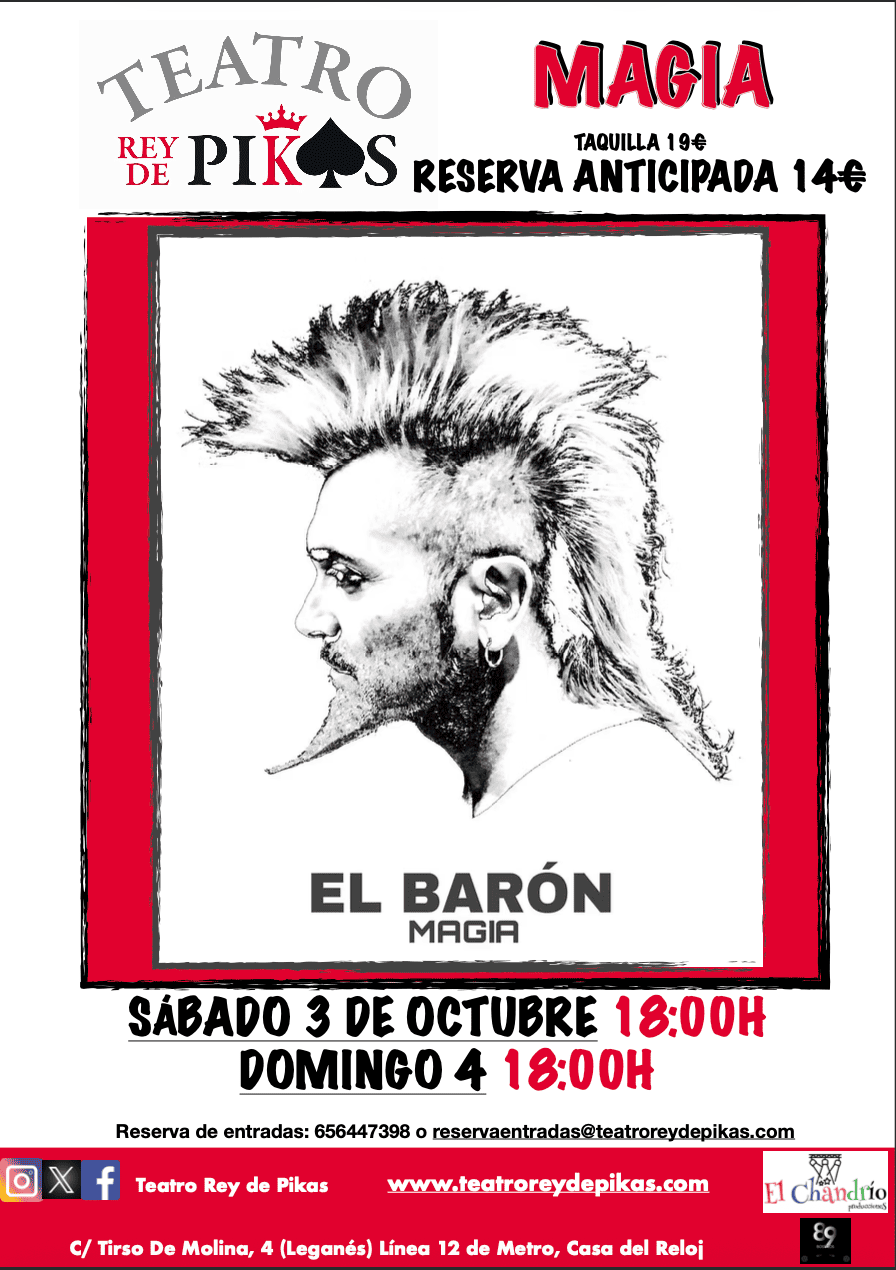 EL BARÓN. Magia para todos los públicos con un mago especial