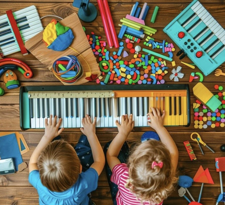 Música con juguetes y otros artilugios