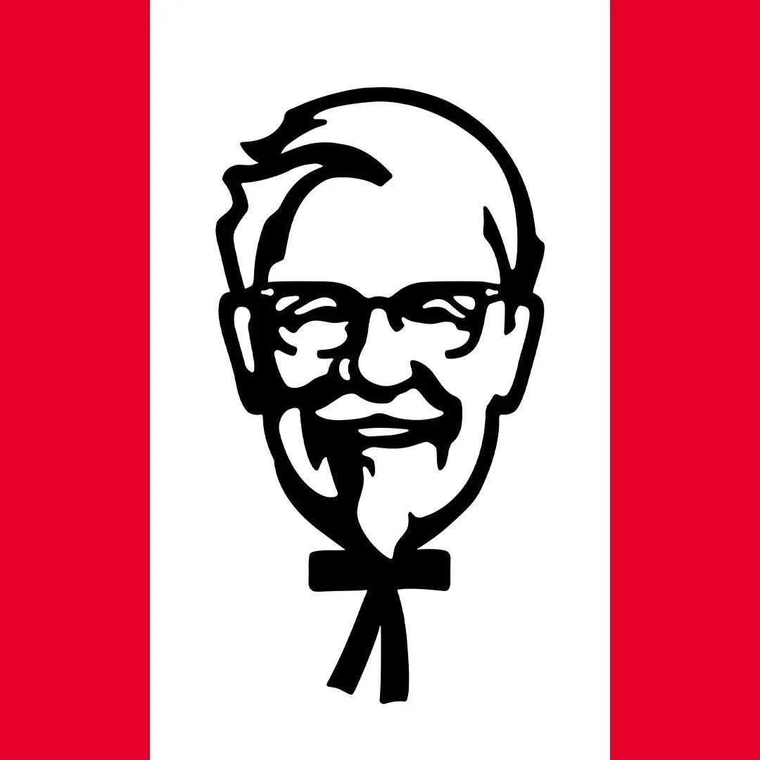 Logo de KFC, cliente de Aquí Suena Perú