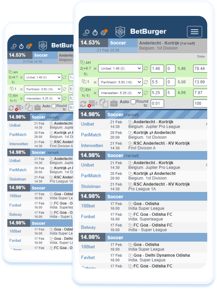 BetBurger — Surebet service №1