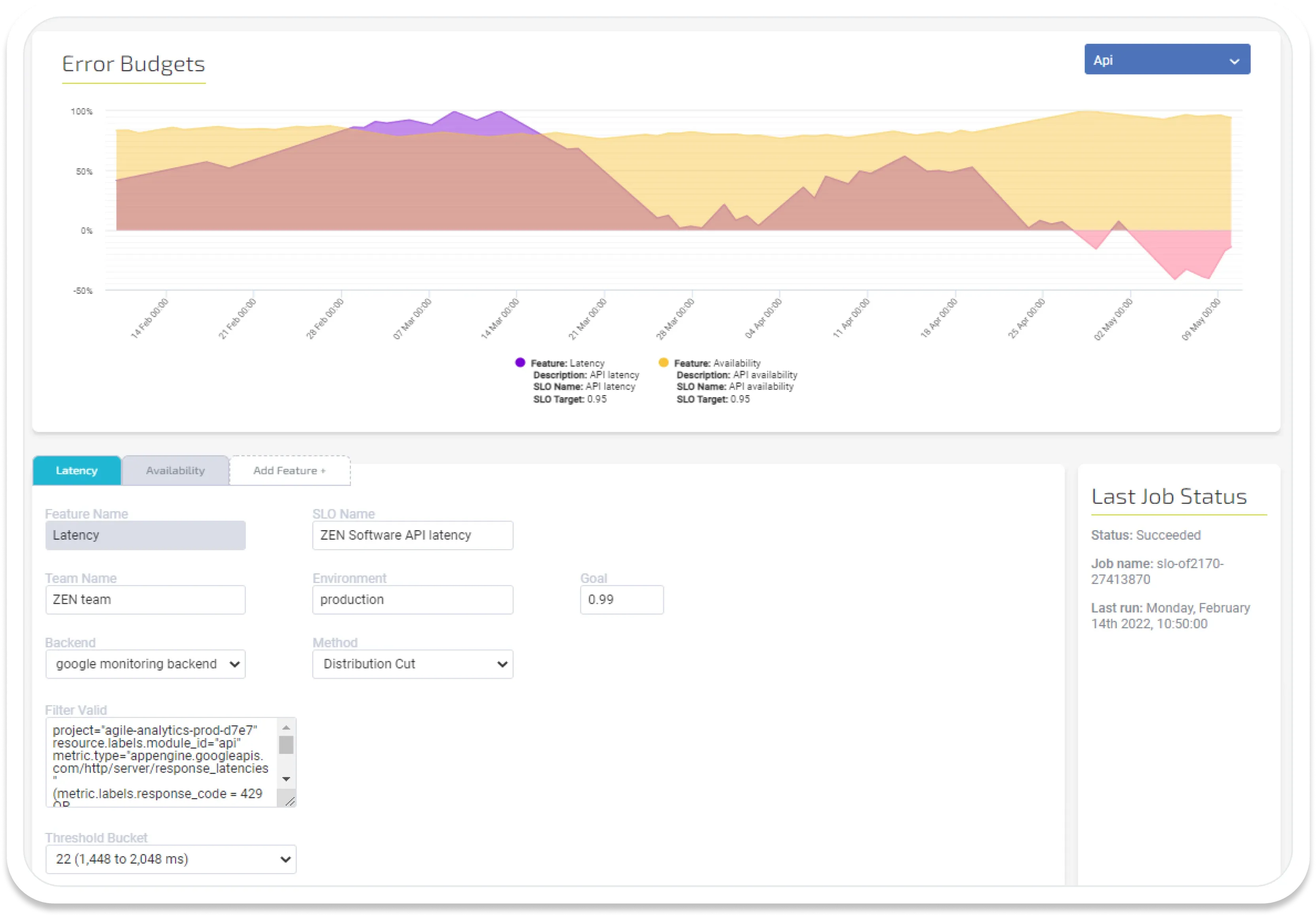 A screenshot showing software tech product with rectangles, font's with slope