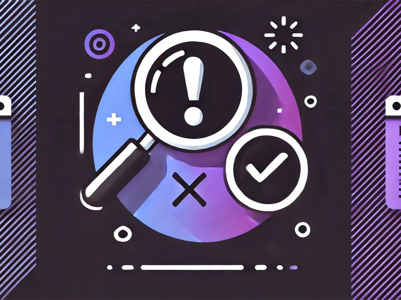 Illustration of error detection and correction