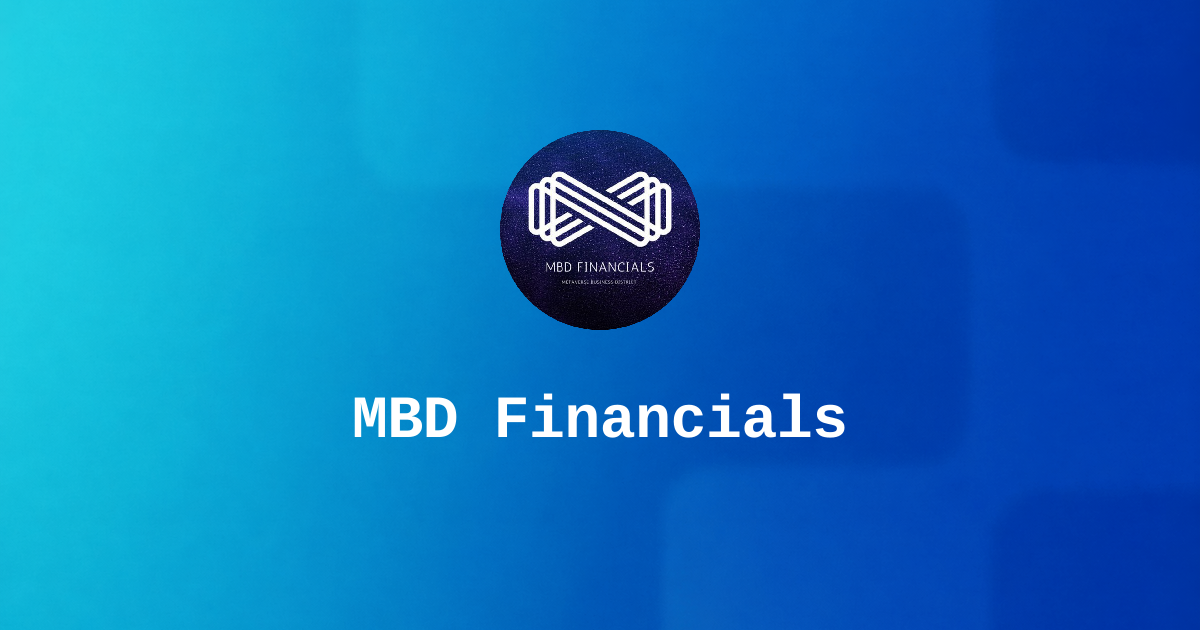 MBD Financials | MBD | RWA Project Profile & Analytics | RWA.io