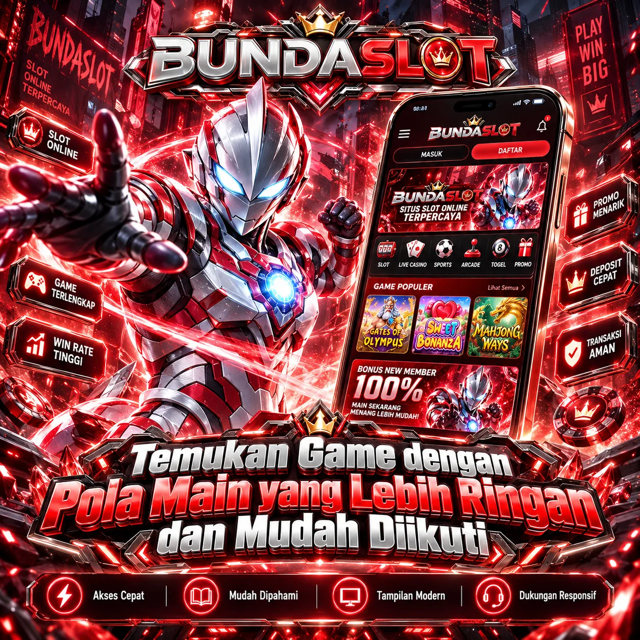 BUNDASLOT | Temukan Game dengan Pola Main yang Lebih Ringan dan Mudah Diikuti