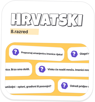 8.razred - Inicijalna provjera gradiva