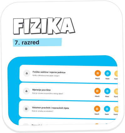 Fizika 7. ponavljanje gradiva