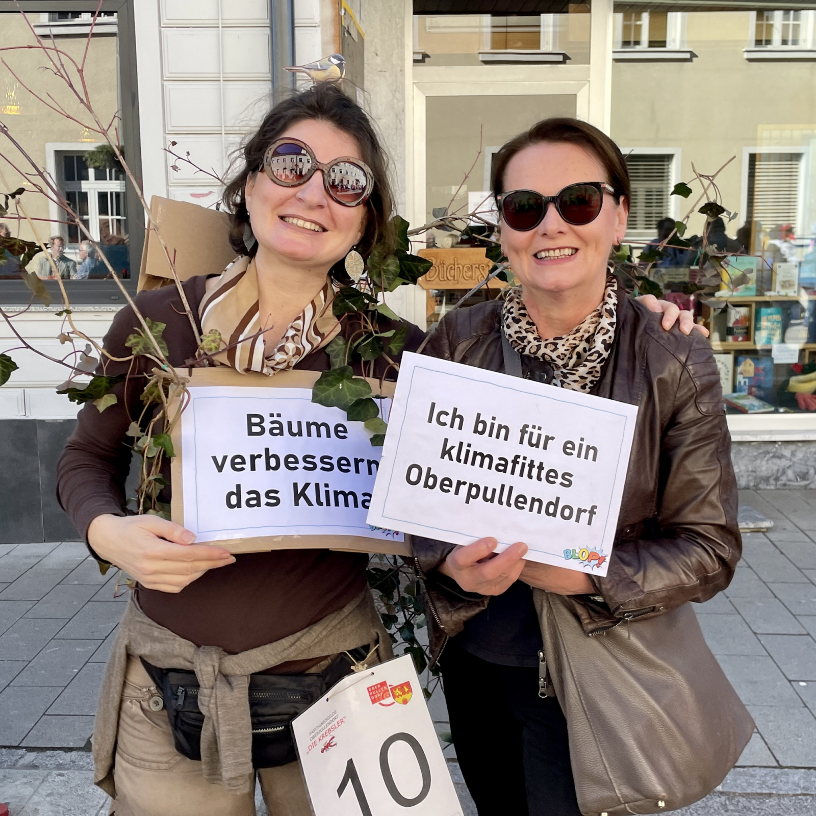 Unterstützung für BLOP! Initiative klimafittes Oberpullendorf 05 - Sonja mit Frau Boda