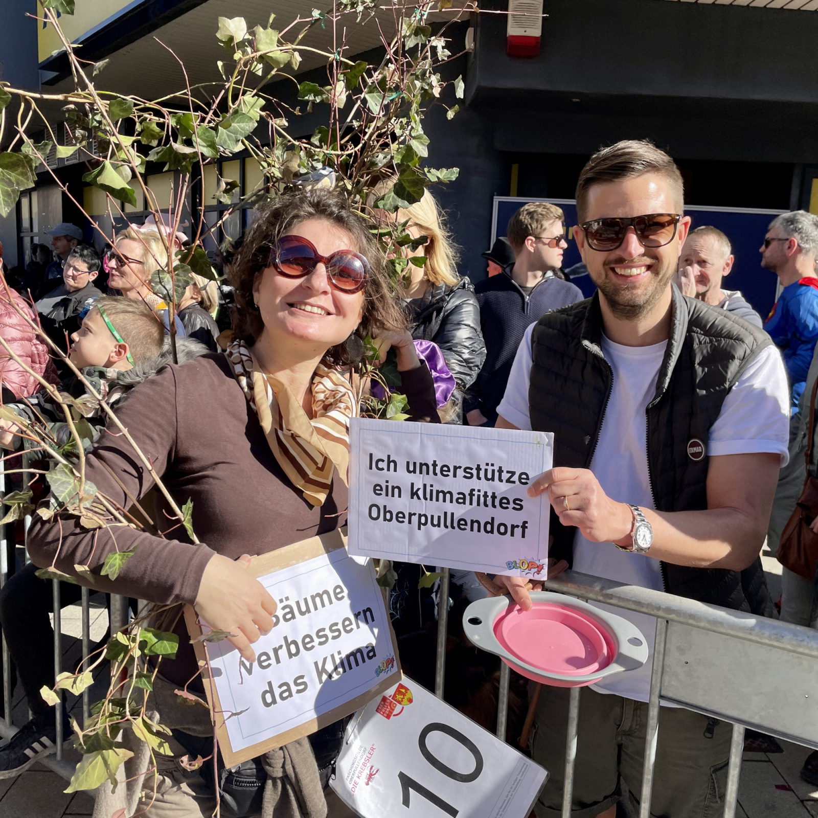 Unterstützung für BLOP! Initiative klimafittes Oberpullendorf 38 - Sonja mit Christoph Schmidt
