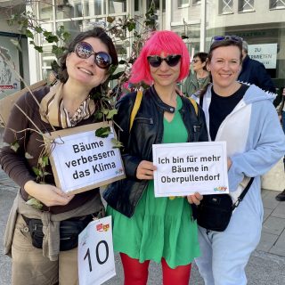 Unterstützung für BLOP! Initiative klimafittes Oberpullendorf 06 - Sonja mit Claudia Csitkovits und Carmen Schumeth