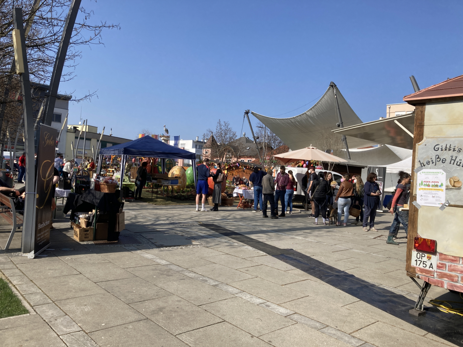 Genussmarkt Oberpullendorf Der Markt wurde auch beim Osterland intergriert