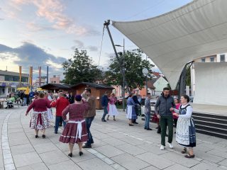 Genussmarkt Oberpullendorf Markt mit ungarischer Musikeinlage