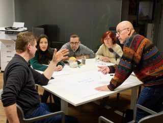 Diskussion mit Bürgermeister Heisz und Josko Vlasich