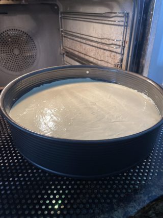 Cheesecake fertig machen für 180 Grad bei Ober/Unter-Hitze